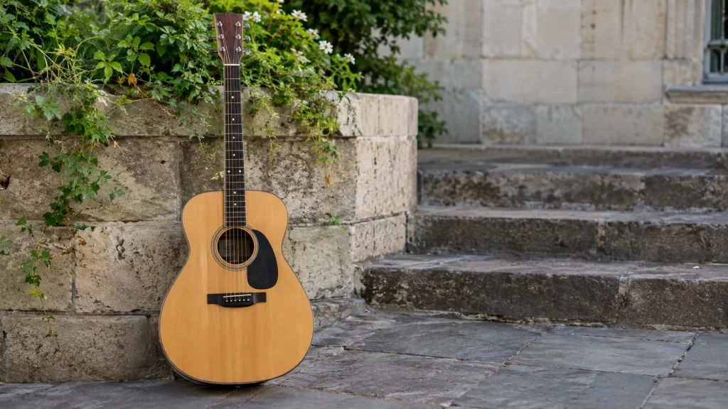 Accord de Fa mineur à la guitare
