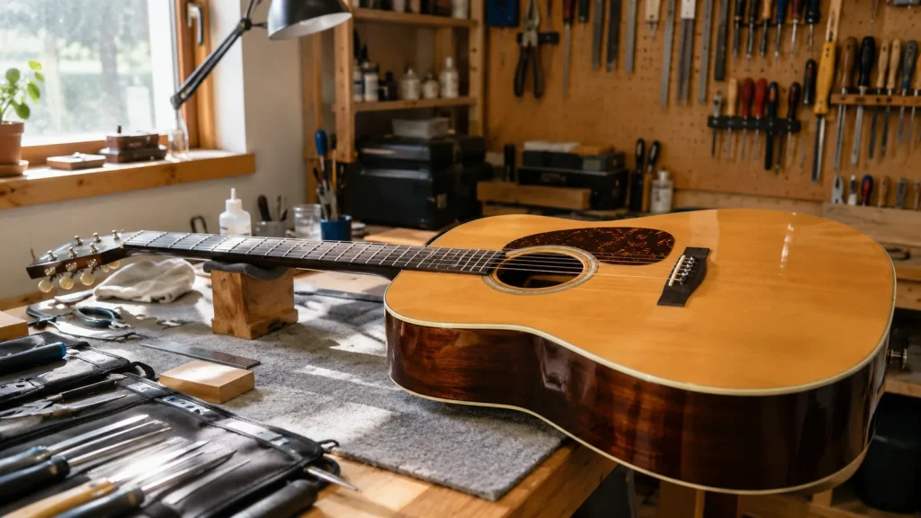 Réparer sa guitare : pannes courantes et limites du bricolage
